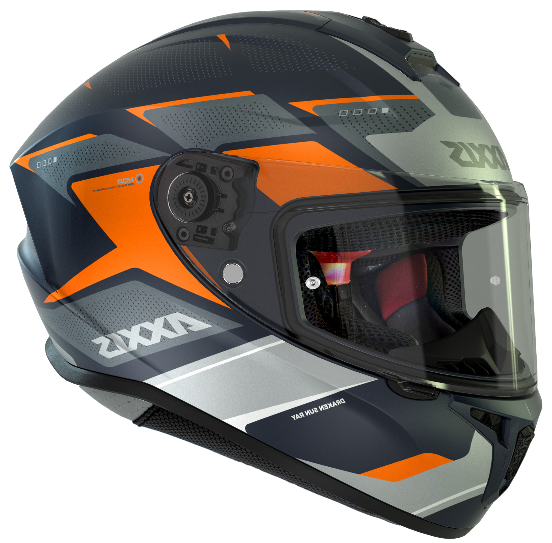 むっくです Мотошлем Axxis Draken S Sunray C4 Orange Matt купить от 4 840 грн